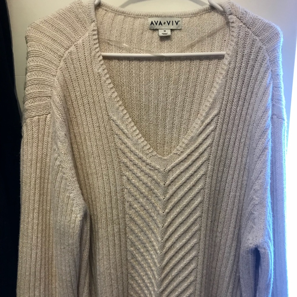 Cream sweater